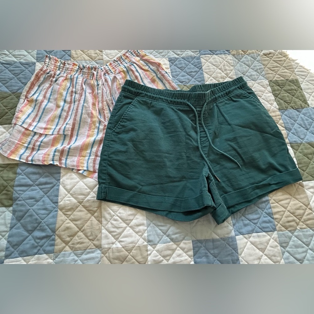 Time and Tru Multicolor & Green Shorts size Large